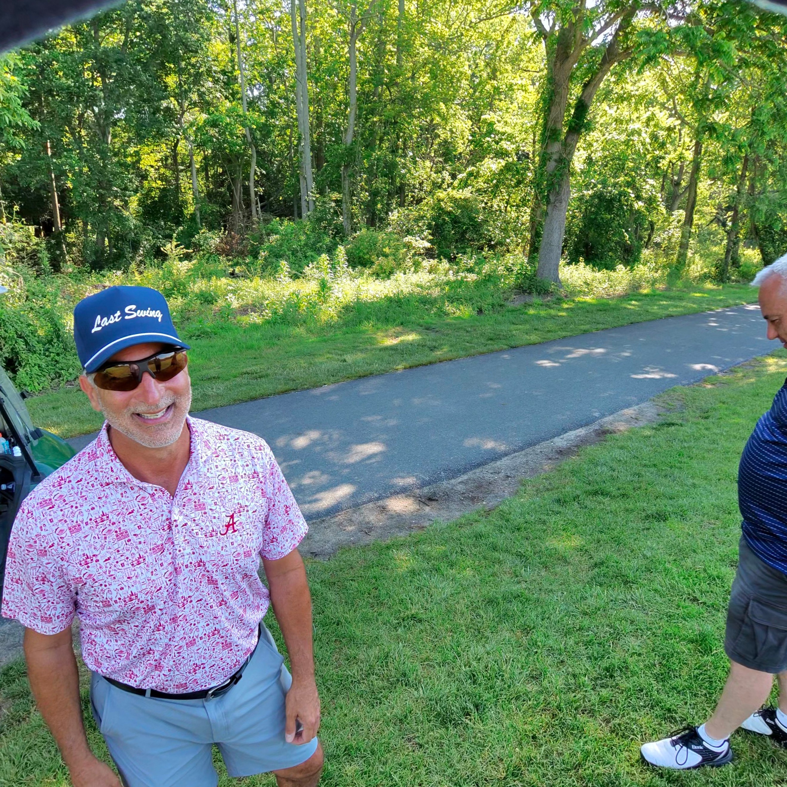 Garrett on course